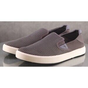 Olukai Lae'Ahi $120 Men's Comfort Casual Loafers Shoes Size 10 M Gray